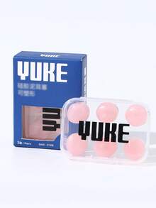 6pcs Moldable Silicone Earplugs, Waterproof For Swimming, Noise-Canceling For Sleeping, Snoring Prevention - Multicolor - View 6