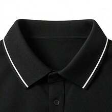2pcs/Pack Men's Long Sleeve Polo Shirts, Outdoor Sports Casual Tops - Multicolor - View 8
