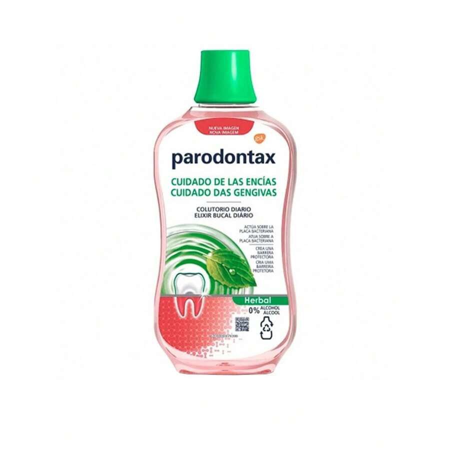 Parodontax Herbal Gum Care Elixir Bucal 500ml - Gengivas Saudáveis, Hálito Fresco - Mint - View 1