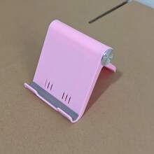 1pc Adjustable Foldable Phone Stand, Portable Multi-Angle Phone & Tablet Holder, Universal Desktop Base, Compatible With IPhone And All Smartphones, Compact Foldable Travel & Office Desk Stand, With Non-Slip Silicone Base, Essential Daily Accessory For Project, Office And Home - Phone Stand - View 8