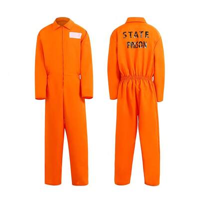 Nuevo conjunto de traje de cosplay para trabajo, festivales, fiestas, espectáculos escénicos, uniforme de prisión estadounidense, disfraz para juego de rol.