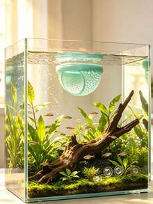 Floating Fish House, Suitable For Betta, Guppy And Goldfish - Mini Fish Tank, Arched Entrance, Space-Saving, Suitable For Small Aquariums, Fish Tanks And Ponds - Easy To Clean, No Electricity Required, Provides Shelter For Fish In Aquarium/Pond Ecosystem - Happy Aquarium - View 4