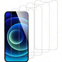4pcs Screen Protector, Anti-Scratch Tempered Glass Film, Compatible With IPhone 6/7/8/XR/X/XS/11/12/13/14/15/16/17/Pro/Pro Max/Max/Plus/Mini/Air - Clear - View 2