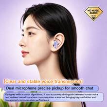 Desain Baru 2026 True Wireless Ganda In-Ear dan Clip-On TWS Pasangan Modis 3-in-1 Bluetooth 6.0 Headset Tiga Orang Mini Earbud Pasangan Gaming TWS HIFI Bass Stereo HD Panggilan Earphone Untuk Android Untuk iPhone Ponsel Untuk Hadiah Hari Halloween - View 4