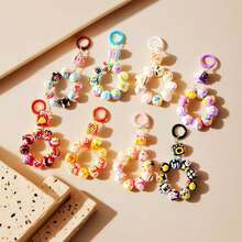 Pengait Jepit Pegas Cincin O Logam Warna-warni 33mm, Klip Gantungan Kunci Carabiner Bulat yang Dapat Dibuka, Konektor Perhiasan DIY Rantai Anjing, Cincin Pengganti Paduan Macaron Warna-warni 33mm Cocok untuk Berbagai Boneka, Gesper Cincin Logam yang Dapat Dibuka - Warna campuran - View 8