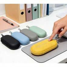 1pc EVA Glasses Case - Hard Shell Scratch-Resistant Glasses Storage Box - Portable Organizer Bag - Perfect As Mother's Day Gift, Valentine's Day Gift And Gift For Women - Protective Case - Multicolor - View 3