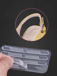 YITAPE 12 piezas de tiras antideslizantes de silicona transparente, adecuadas para tacones altos, zapatos de plataforma, botas, etc., previene ampollas en los pies, opción ideal para útiles escolares, botas y otros accesorios de calzado. Adecuado para exteriores, deportes, viajes, hogar, oficina, escuela y otras ocasiones - A - Ver 1