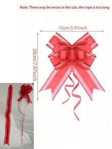 1/10/20pcs Gold Metallic Bow Ribbon, Gift Wrapping Bows, Birthday Wedding Christmas Gift Box Bouquet Decoration Supplies - Multicolor - View 9