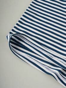NORCOTTON 7pcs High Waist Striped Men's Boxer Briefs, Extra Large Deep Crotch With Front Opening - Multicolor - View 5