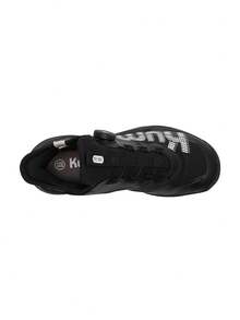 KUMPOO Professional Training Shoes Men'S Low Top Rotating Button/Anti-Slip & Shock Absorption/Lightweight And Breathable Badminton Match Sports Shoes/KH-G826S - Black - View 9