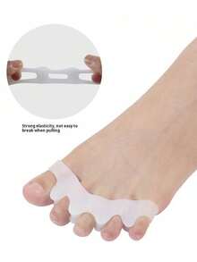 4/2 buah Pemisah Jari Kaki Silikon Berbagai Ukuran, Bantalan Jari Kaki Tumpang Tindih yang Lembut dan Bernapas, Cocok untuk Pria, Wanita, Anak-anak, dan Lansia, Alat Pelindung Kaki Sehari-hari di Rumah, Aksesori Perawatan Kaki Sepanjang Musim, Hadiah Ideal untuk Tahun Baru dan Hari Valentine - Satu ukuran cocok untuk semua. - View 2