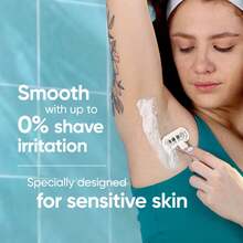 Gillette Venus PRO Smooth Sensitive Rakblad Refill x3 - Känslig hud - Rött och Vitt - Visa 4