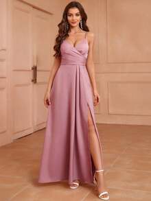 Women Short Dresses - Pale Pink - View 5