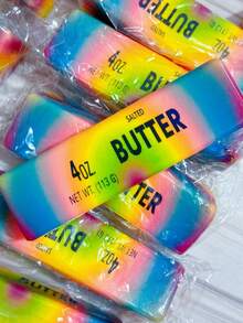 Soft Butter-Feel Squeeze Stick Slow Rebound Colorful Office Stress Relief Desktop Ornament - Multicolor - View 13