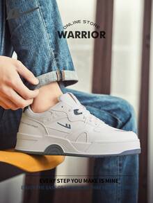 Warrior Men's Board ShoesSpring And SummerComfortable Modest Style Casual Yet Sleek Sneakers Applicable Throughout The Year Wear-Resisting All-Day Wear Training Sneakers Running Shoes - Beige/Misty Blue - View 6