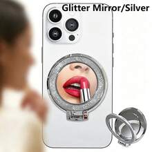 1pc Mirror Design Universal Adhesive Phone Holder, Suitable For IPhone And Android Smartphones - Multicolor - View 15