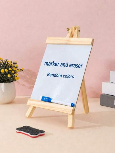 Mini Dry Erase Board (Whiteboard Marker & Eraser Color Random),School Supplies,Back To School,White Board