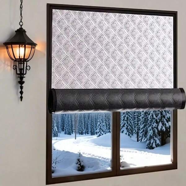Winter Thermal Curtains, Insulated Windproof Sealed Windows, Cold-Proof Heat Insulation, Sunshade, Soundproof, Heavy-Duty Windproof Warmth, Blocks Cold Air, Keeps Cool In Summer, Suitable For RVs, Dorms, Rooms, Offices