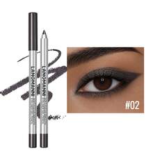 Conjunto de Lápis de Delineador de Gel de Espuma Afiável de 12 Cores LANGMANNI, Foco Suave e Macio, À Prova d'Água e à Prova de Borrões, Pigmento Mate & Metálico de Longa Duração, Adequado para Maquiagem de Olhos Diária e de Festa - 12 cores - Visão 13