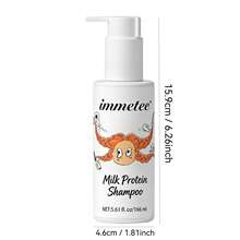 Immetee Milk Protein Shampoo 166ml Melembapkan Secara Mendalam, Membersihkan dengan Lembut, Halus dan Nyaman, Cocok untuk Semua Jenis Rambut, Tekstur Ringan, Cocok untuk Semua Jenis Rambut, Baik Kering Maupun Berminyak, Untuk Mencapai Hasil Optimal, Membuat Rambut Lebih Berkilau, Hadiah Sempurna untuk Pacar - Shampoo - View 5