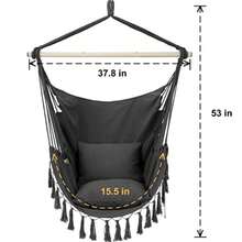 Patio Lounge Chair & Swing Chair - Dark Gray - View 5