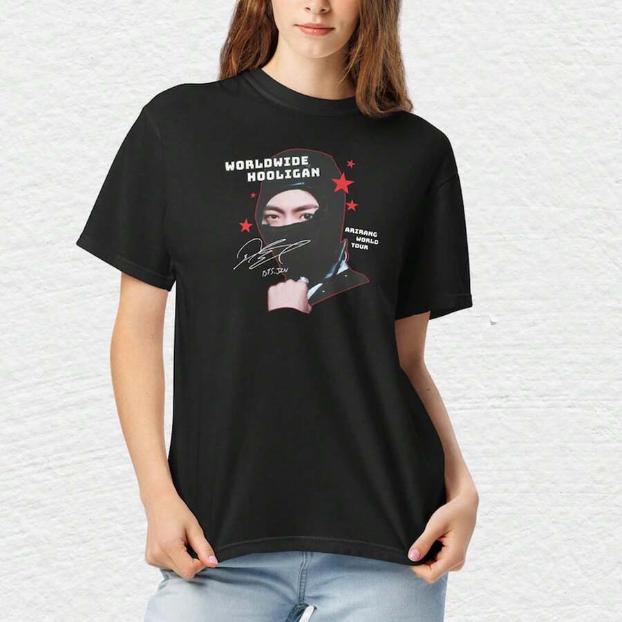 Worldwide Hooligan Unisex Shirt | Hobihearteu Shop. - 黑色 - 查看 1