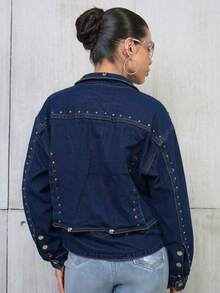 Women Jackets - Dark Wash - View 4