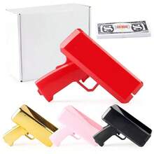 Super Money Gun Toy, Perfect For Lively Party Atmosphere, Use By Raising Up During Football Games And Competition Parties, Includes 10 Pieces Of Prop Dollars - Multicolor - View 3