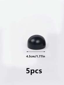 1pc/2pcs/5pcs Black Dome Business Card Holder, Minimalist Hemisphere Name Card Display Stand, Luxury Desktop Card Organizer For Office Desk, Conference, Meeting, Multipurpose Table Card Holder For Business Cards, Table Numbers & Thank You Notes - Black Semi-circle Business Card Holder - View 10