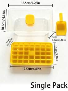 Press-Type Ice Cube Mold With Ice Cube Storage Box - Multiple Styles and Colors - View 4
