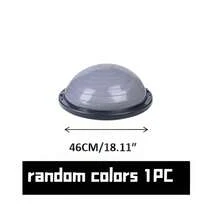 كرة بوسو 18/23 بوصة / كرة توازن نصفية، قاعدة ثابتة مانعة للانزلاق & سعة تحميل عالية. مثالية لتدريب الجذع واليوجا والبيلاتس. مناسبة للاستخدام المنزلي & الجيم، للجنسين للرجال والنساء. - متعدد الألوان عشوائيًا - مشاهدة 10