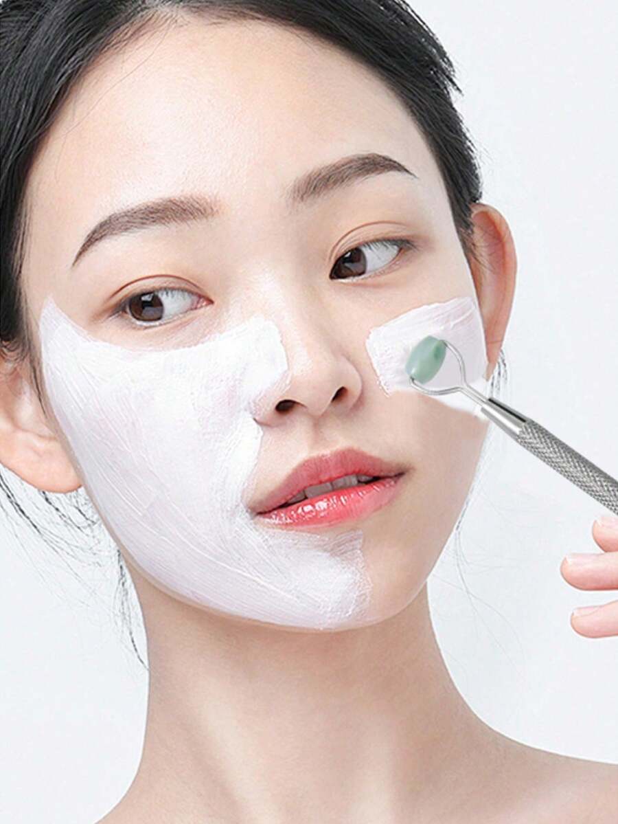 1件裝玉石眼部按摩器 美容鼻部與臉部工具 提拉修整鼻樑 拉伸肌肉與經絡 - 彩色 - 查看 1