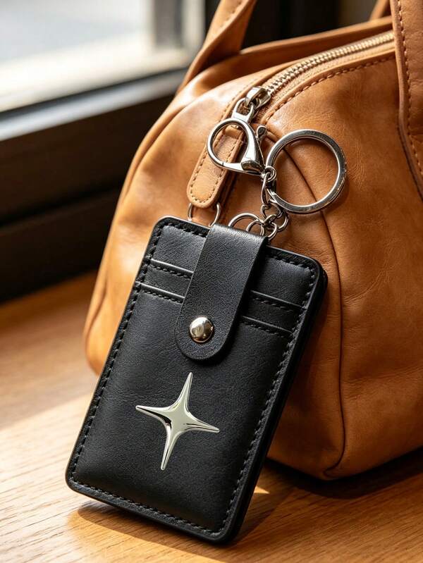 Cartera de Monedas de Estrella Plateada de PU Ultra Delgada con Múltiples Ranuras para Tarjetas, Monedero de Tarjetas Personalizado de Moda, Almacenamiento Multifuncional de Tarjetas y Monedas, Cartera de Cuero Sintético Minimalista para Mujeres y Hombres - Tarjetero de Tarjeta de Crédito Ultra Delgado y Portátil con Bolsillo de Monedas con Cremallera - Regalo Perfecto para Regreso a Clases, Cumpleaños de Amigos y Día del Padre, Adecuado para Tarjetas de Crédito, Tarjetas de Identificación, Tarjetas Bancarias y Licencias de Conducir