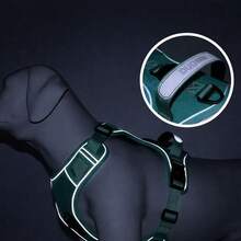 1 Peça Colete para Cachorro com Estojo Protetor AirTag, Suporte Oculto Integrado para AirTag, Colete Ajustável Reflexivo, Adequado para Cães de Pequeno a Grande Porte, Não Inclui Rastreador AirTag ou Guia - Multicolorido - Visão 4