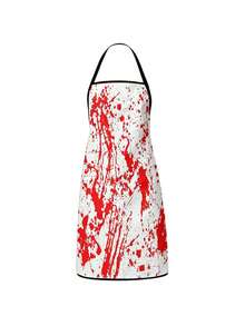 2 buah Celemek Jejak Tangan Berdarah Aksesori Kostum Halloween Menakutkan untuk Dewasa. Terbuat dari Poliester, Sempurna untuk Cosplay, Bar, Restoran, Barbershop, dan Acara BBQ. - MultiWarna - View 4