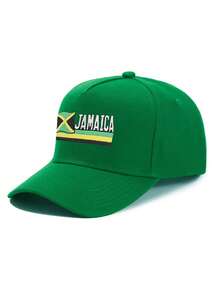 1件 Y2K 滑雪帽 男女通用 刺繡字母 JAMAICA 5片式人造毛皮棒球帽 適合日常戶外旅行防曬 - 棒球帽 - 查看 18