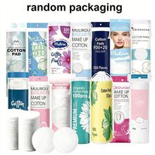 160pcs Facial Makeup Remover Pad Pads, Soft & Lint-Free, Super Absorbent, Suitable For All Skin Types, Can Be Used For Makeup Removal, Toner Application, Facial Cleansing, Nail Care, Face Towel, Cotton Buds, Makeup Wipes - White - View 7