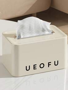 Ins Cream Style Desktop Tissue Box Holder, Tissue Box Cover, Napkin Dispenser, Desktop Tissue Rack, Tissue Storage Box, Suitable For Bathroom, Living Room, Bedroom, Vanity, Countertop, Home Decor, Bathroom Accessories - Multicolor - View 3