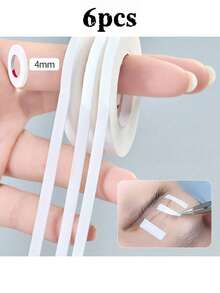 1/6/12 Rolls Microporous Breathable Eyelash Extension Tape, Eyelash Pad Under Eye Tape, Lint-Free, 4mm New Eyelash Lift Tape, Suitable For Makeup/Single Lash/Professional - White - View 13