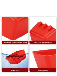 Cage-Style Cup Bird Feeder/Water Bowl, Suitable For Feeding And Watering Rabbits, Cats, Puppies And Chickens; Suitable For Waterers And Water Bottles For Pigeons, Quails, Parrots, Rabbits And Poultry - Multiple Styles - View 3