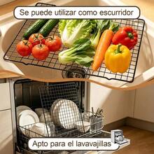 2PCS Metal Pastry Cooling Rack 37 * 25CM Cooling Racks Roasting Rack Suitable For Bakery And BBQ And Leaching (2 Black) - 2 Negro - View 5