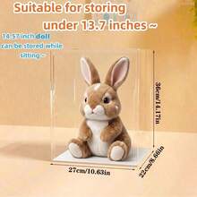 1pc Multifunctional Transparent Acrylic Storage Box - Dustproof Display Case, Suitable For Models, Tools And Books, Large Plush Dolls, Dustproof And Waterproof, Ideal Exquisite Gift For Friends (Doll Not Included), Can Be Used For Room Decor, Home Decor, Bathroom Decor, Christmas, Halloween Gifts, Bedroom Decor, Wall Decor, Wedding Decor. Soft, College Essential, Autumn Decor, Pumpkin, Storage, Interior, Storage Box - Multicolor - View 14