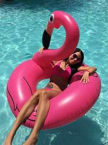 Inflatable Glitter Flamingo Swim Ring, Premium Pool And Beach Float, Reliable Buoyancy And Exquisite Design, Summer Water Essential, Suitable For Sunbathing, Party Decoration, Holiday Gifts And Family Pool Leisure Activities - Multiple Styles - View 11
