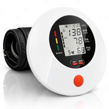 MOOD LIGHT Automatic Upper Arm Blood Pressure Monitor With LED Large Screen Display, Voice Broadcast Function, 2x99 Memory Storage, Adjustable Cuff, One-Button Measurement, Heart Rate Monitoring, A Must-Have For Home Health Care - Blood Pressure Monitor Set - View 12