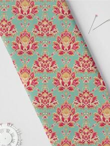 1 Piece Bohemian Style Printed Fabric - 59 X 19.68 Inches (150 X 50 Cm) Pre-Cut Colorful Floral Pattern Polyester Fabric - Suitable For Sewing, Patchwork, Handicrafts, DIY Scrapbooking, Tablecloths - 06 Mandala - View 8