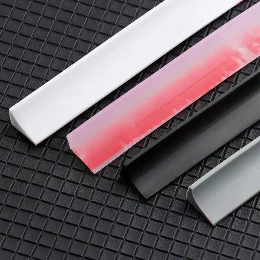 Single Bathroom Sealing Strip - Waterproof Adhesive Shower Tray Windproof Strip And Bathtub Sink Edge Sealing Strip, Suitable For Damp Room Thresholds And Floors, Self-Adhesive, Easy To Maintain