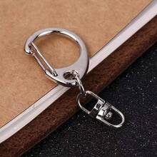 30/50/100pcs Keychain Making Kit, Includes Keychains And Connecting Rings, Suitable For DIY Bags, Phones, Pets, Keychain Crafts (Includes Small C-Shaped Clasps And Closed Rings) - Multicolor - View 8