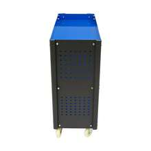 YUNRUX 3-Tier Heavy-Duty Workshop Trolley 34.23*15.35*38.88in Steel Utility Cart - Blue - View 6
