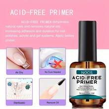NOCIS 3-Color Acrylic Nail Crystal Powder Set | Transparent, Pink And Nude Powder, Non-Yellowing Liquid, Brush Cleaner And Professional Nail Tools | Create Salon-Quality Nails At Home - Multicolor - View 6