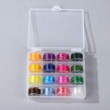 16 Colors Crystal Elastic String Boxed Small Roll DIY Jewelry Bracelet Beading Line TPU High Elasticity Wear-Resistant Elastic Cord Material - 0.6mm 6m - View 7